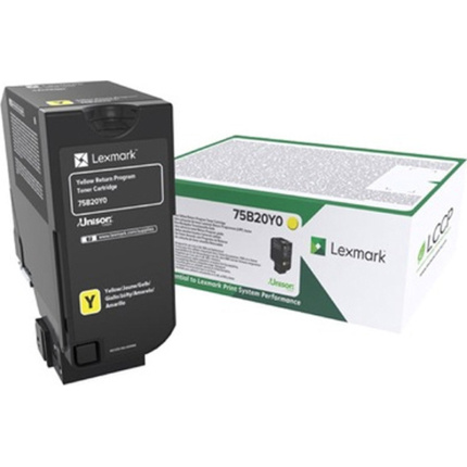 Lexmark 75B20Y0 Γνήσιο Toner Laser Εκτυπωτή Κίτρινο Return Program 10000 Σελίδων <span style="color: white; visibility:visible;">0734646645676</span>