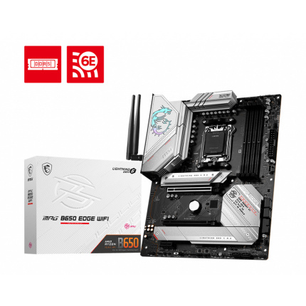 MSI MPG B650 Edge WIFI Motherboard ATX με AMD AM5 Socket 7E10-001R <span style="color: white; visibility:visible;">4711377010191</span>