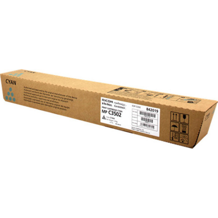 Ricoh MPC 3502 Γνήσιο Toner Laser Εκτυπωτή Κυανό 18000 Σελίδων 842019 841738 <span style="color: white; visibility:visible;">4961311868832</span>
