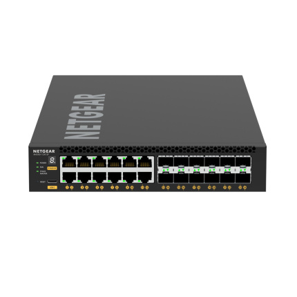 NetGear XSM4324-100NES v1 Managed L3 PoE Switch με 12 Θύρες Gigabit (1Gbps) Ethernet και 12 SFP Θύρες <span style="color: white; visibility:visible;">0606449161458</span>
