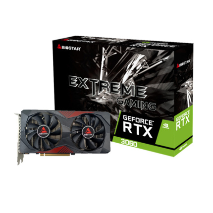Biostar GeForce RTX 3060 12GB GDDR6 Κάρτα Γραφικών VN3606RML9 <span style="color: white; visibility:visible;">4712960686915</span>