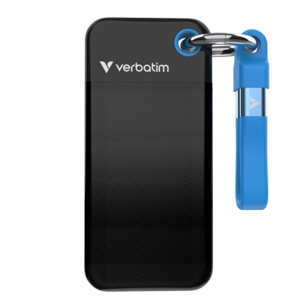 Verbatim Pocket USB 3.2 / USB-C Εξωτερικός SSD 2TB M.2 Black/Blue <span style="color: white; visibility:visible;">0023942321958</span>