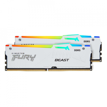 Kingston FURY Beast RGB DDR5 32GB RAM με 2x16GB Modules και Ταχύτητα 6000 για Desktop KF560C30BWEAK2-32 <span style="color: white; visibility:visible;">0740617343311</span>