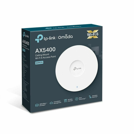 TP-LINK EAP670 v1 WiFi Mesh Network Access Point Wi‑Fi 6 Dual Band (2.4 & 5GHz) <span style="color: white; visibility:visible;">4897098687154</span>