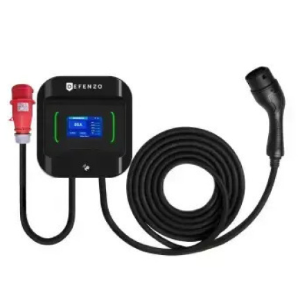 Defenzo AC22 Smart Επιτοίχιος Τριφασικός Σταθμός Φόρτισης 22kW με Ενσωματωμένο Καλώδιο Type 2 (DEF1017) <span style="color: white; visibility:visible;">5907731319249</span>