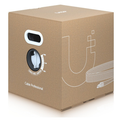 Ubiquiti F/FTP Cat.5e Καλώδιο Δικτύου Ethernet εξωτερικού χώρου χωρίς ακροδέκτες 305m Μαυρο(UISP-CABLE-PRO) 0810010075819