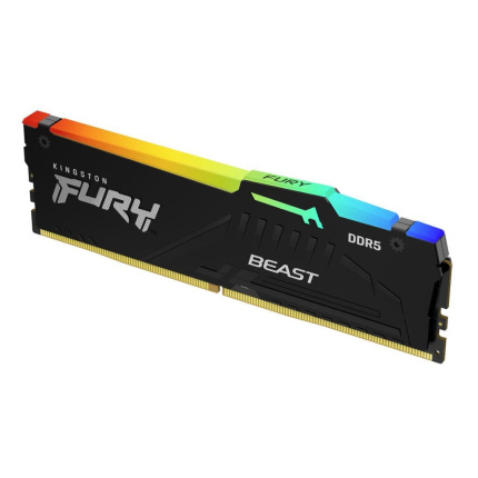Kingston Fury Beast RGB DDR5 με Module 1x32GB και Ταχύτητα 6000 για Desktop KF560C30BBEA-32 <span style="color: white; visibility:visible;">0740617342826</span>