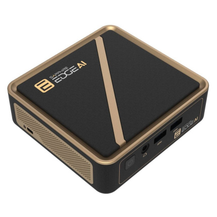 Sapphire Mini System Mini Pc Sapphire Edge Ai 350 Amd Ryzen Ai 7 350 2.5 Gigabit Black Gold 117x111x30mm <span style="color: white; visibility:visible;">4895106297142</span>