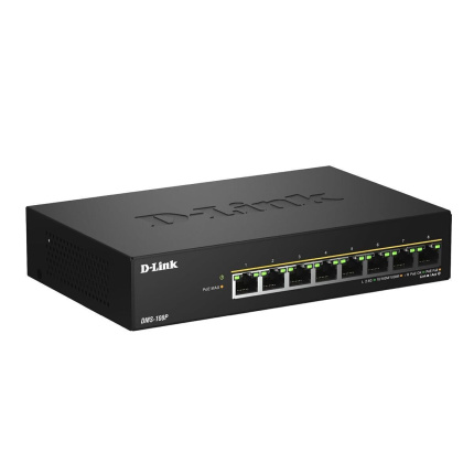 D-Link DMS-108P/E L2 Switch με 8 Θύρες Gigabit (1Gbps) Ethernet <span style="color: white; visibility:visible;">0790069476839</span>