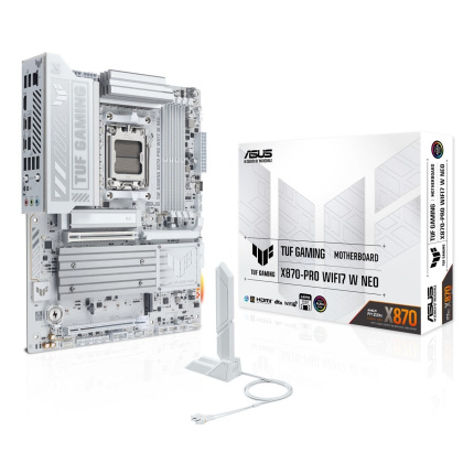 Asus TUF Gaming X870-PRO WIFI7 W NEO Motherboard ATX με AMD AM5 Socket 90MB1NY0-M0EAY0 <span style="color: white; visibility:visible;">4711636425247</span>