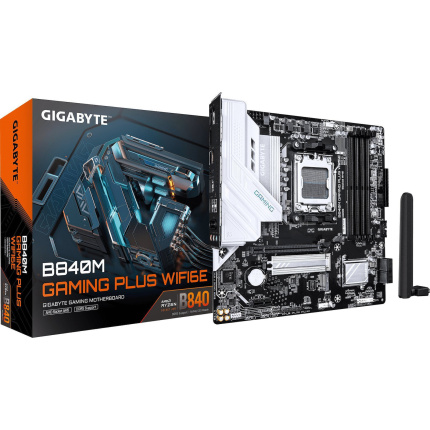 Gigabyte B840M Gaming Plus WIFI6E Motherboard Micro ATX με AMD AM5 Socket <span style="color: white; visibility:visible;">4719331879815</span>