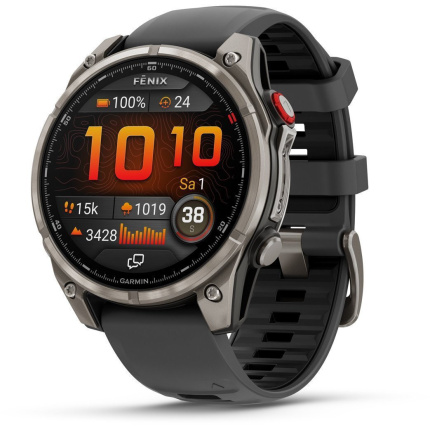 Garmin Fenix 8 Pro Titanium 47mm Αδιάβροχο Smartwatch με eSIM και Παλμογράφο (Graphite/Black) <span style="color: white; visibility:visible;">0753759350949</span>