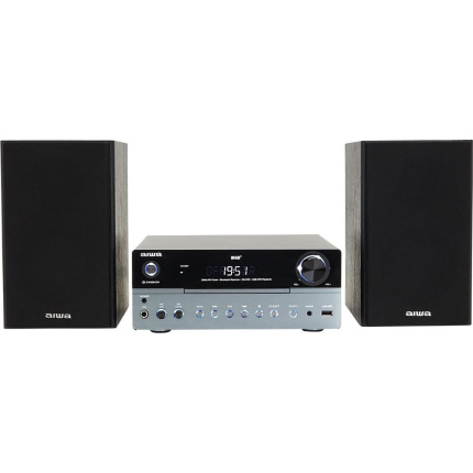 Aiwa Ηχοσύστημα 2.0 MSBTU-700DAB 50W με CD Player και Bluetooth Ασημί <span style="color: white; visibility:visible;">8435256898491</span>