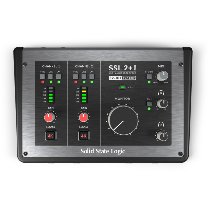SSL SSL 2+ MKII Εξωτερική Επαγγελματική Κάρτα Ήχου με Σύνδεση USB <span style="color: white; visibility:visible;">0878076001968</span>