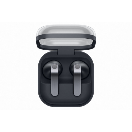 Samsung Galaxy Buds4 Bluetooth Handsfree Ακουστικά με Αντοχή στον Ιδρώτα και Θήκη Φόρτισης Μαύρα <span style="color: white; visibility:visible;">8806097998563,8806097998587</span>