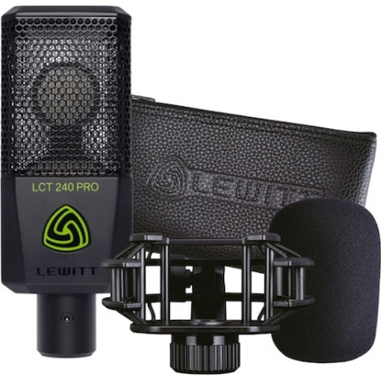 Lewitt LCT 240 Pro Bundle Σετ Πυκνωτικό Μικρόφωνο Shock Mounted για Φωνητικά <span style="color: white; visibility:visible;">9120044042987</span>