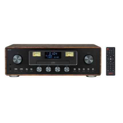 Akai Ηχοσύστημα 2.0 AM-100 με CD Player και Bluetooth Μαύρο <span style="color: white; visibility:visible;">4905192534523</span>