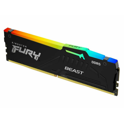 Kingston Fury Beast RGB DDR5 με Module 1x8GB και Ταχύτητα 5200 για Desktop KF552C40BBA-8 <span style="color: white; visibility:visible;">0740617328615</span>