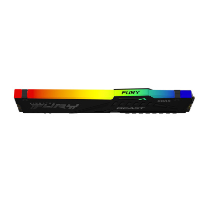 Kingston Fury Beast RGB DDR5 με Module 1x16GB και Ταχύτητα 6400 για Desktop KF564C32BBEA-16 <span style="color: white; visibility:visible;">0740617343120</span>