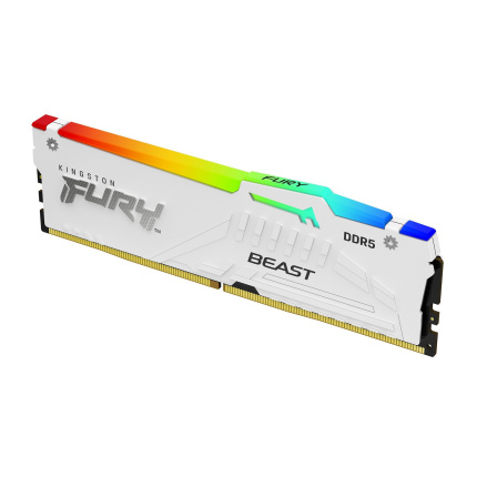 Kingston Fury Beast RGB DDR5 με Module 1x16GB και Ταχύτητα 6400 για Desktop KF564C32BWEA-16 <span style="color: white; visibility:visible;">0740617343014</span>
