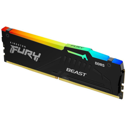 Kingston Fury Beast DDR5 με Module 1x16GB και Ταχύτητα 6000 για Desktop KF560C36BBE2A-16 <span style="color: white; visibility:visible;">0740617345919</span>