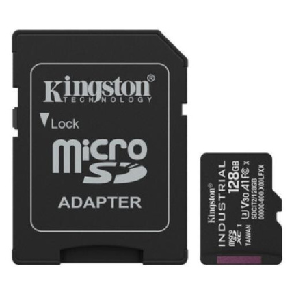 Kingston Industrial Microsdhc 128gb Class 10 A1 Pslc + Sd Adapter <span style="color: white; visibility:visible;">0740617353969</span>