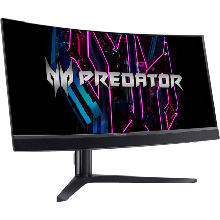 Acer Predator X34 V Ultrawide OLED HDR Curved Gaming Monitor 34" QHD 3440x1440 175Hz με Χρόνο Απόκρισης 0.01ms GTG <span style="color: white; visibility:visible;">4711121688973</span>