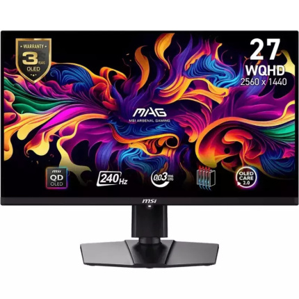 MSI 271QPXDE OLED Gaming Monitor 27" QHD 2560x1440 240Hz <span style="color: white; visibility:visible;">4711377190336</span>