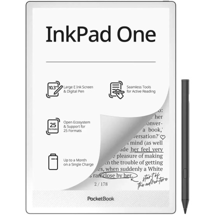 Pocketbook Inkpad One με Οθόνη Αφής 10.3" (32GB) Μαύρο <span style="color: white; visibility:visible;">7640152098116</span>
