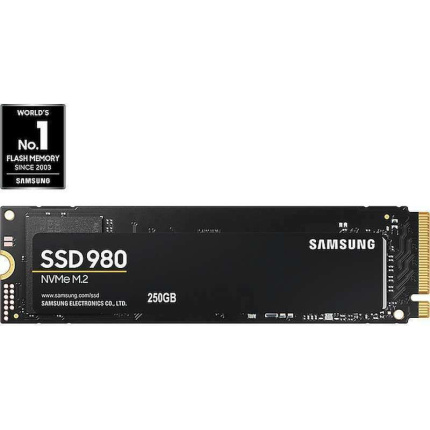 Samsung 980 SSD 250GB M.2 NVMe PCI Express 3.0 MZ-V8V250BW <span style="color: white; visibility:visible;">8806090572234</span>