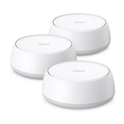 TP-LINK Deco BE25 v3 WiFi Mesh Network Access Point Wi‑Fi 7 Dual Band (2.4 & 5GHz) σε Τριπλό Kit <span style="color: white; visibility:visible;">8885020620665</span>