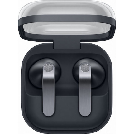 Samsung Galaxy Buds4 Bluetooth Handsfree Ακουστικά με Αντοχή στον Ιδρώτα και Θήκη Φόρτισης Μαύρα (8806097998587)