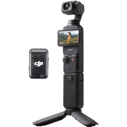 DJI Osmo Pocket 3 Creator Combo Action Camera 4K Ultra HD με Οθόνη Αφής 2" και Wi-Fi Μαύρη <span style="color: white; visibility:visible;">6941565969903</span>