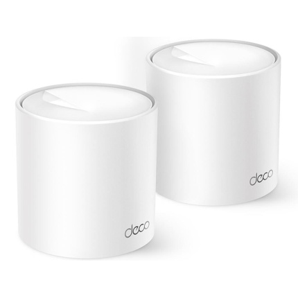 TP-LINK Deco X10 v1 Access Point Wi‑Fi 6 Dual Band (2.4 & 5GHz) σε Διπλό Kit Λευκό <span style="color: white; visibility:visible;">4895252503173</span>