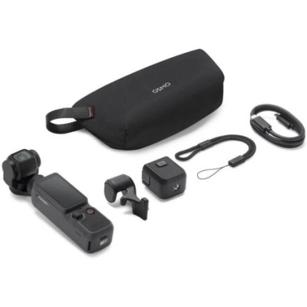 DJI Osmo Pocket 4 Action Camera 4K Ultra HD Standard Combo με Οθόνη Αφής 2" και Wi-Fi Μαύρη ( 6937224136502 )