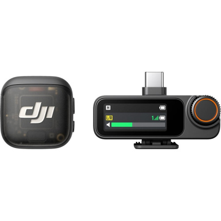 DJI Mic 3 (1 TX + 1 RX) Ασύρματο Δυναμικό Μικρόφωνο Πέτου, Ζώνης Δημοσιογραφικό (6937224116405)