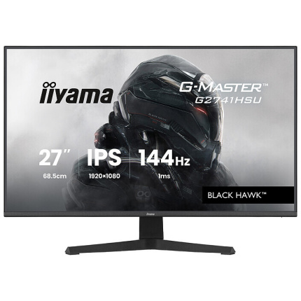 Iiyama G-Master Black Hawk IPS Monitor 27" FHD 1920x1080 144Hz <span style="color: white; visibility:visible;">4948570126330</span>
