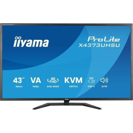 Iiyama X4373UHSU-B2 VA HDR Monitor 42.5" 4K 3840x2160 με Χρόνο Απόκρισης 3ms GTG <span style="color: white; visibility:visible;">4948570126590</span>