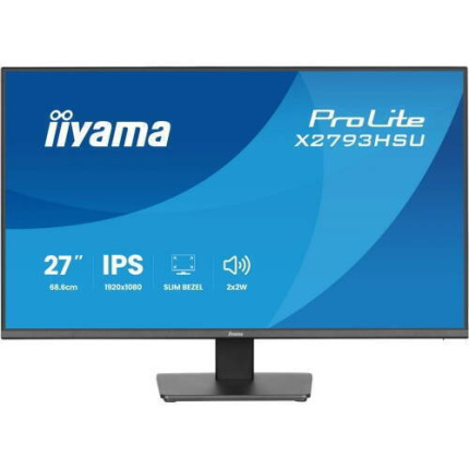 Iiyama X2793HSU-B1 IPS Gaming Monitor 27" FHD 1920x1080 <span style="color: white; visibility:visible;">4948570126682</span>