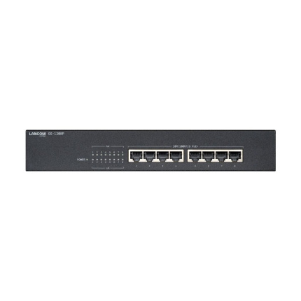 Lancom GS-1208P Unmanaged PoE+ Switch με 8 Θύρες Gigabit (1Gbps) Ethernet <span style="color: white; visibility:visible;">4044144616730</span>