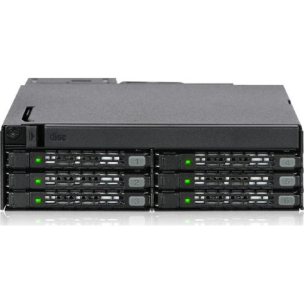 Icy Dock MB606SPO-B Πλαίσιο Μαύρο MB606SPO-B <span style="color: white; visibility:visible;">4713227445146</span>
