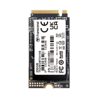 Transcend SSD 256GB M.2 NVMe PCI Express 4.0 TS256GMTE410S <span style="color: white; visibility:visible;">0760557865308</span>