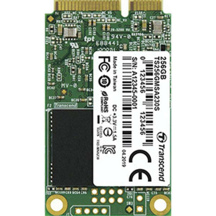 Transcend 230s SSD 256GB mSATA SATA III TS256GMSA230S <span style="color: white; visibility:visible;">0760557843689</span>