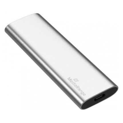 MediaRange USB 3.2 / USB-C Εξωτερικός SSD 480GB M.2 Ασημί <span style="color: white; visibility:visible;">4260664870517</span>