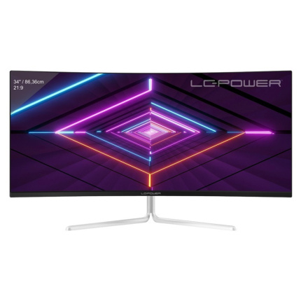 LC-Power LC-M34-UWQHD-100-C-V3 Ultrawide VA Curved Monitor 34" QHD 3440x1440 με Χρόνο Απόκρισης 8ms GTG <span style="color: white; visibility:visible;">4260070129872</span>