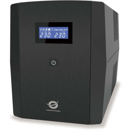 Conceptronic ZEUS04G UK Sockets UPS Line-Interactive 2200VA 1320W <span style="color: white; visibility:visible;">4015867241660</span>