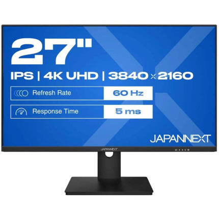 Japannext IPS270UHD60F IPS HDR Monitor 27" 4K 3840x2160 με Χρόνο Απόκρισης 8ms GTG <span style="color: white; visibility:visible;">4589511170977</span>