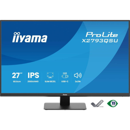 Iiyama ProLite X2793QSU-B1 IPS Monitor 27" QHD 2560x1440 <span style="color: white; visibility:visible;">4948570126767</span>