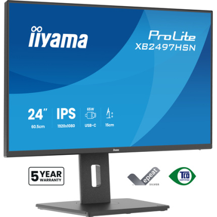 Iiyama ProLite XB2497HSN-B1 IPS Monitor 23.8" FHD 1920x1080 <span style="color: white; visibility:visible;">4948570125890</span>
