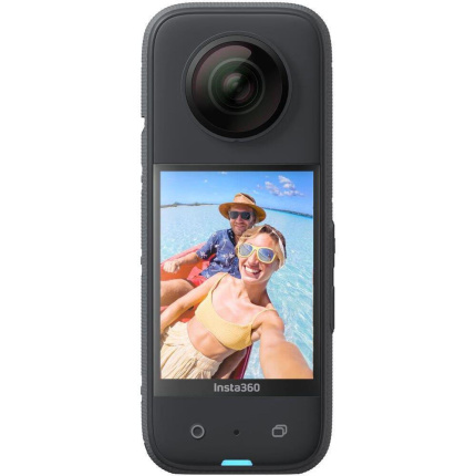 Insta360 X3 Action Camera 5K Λήψης 360° Υποβρύχια Standard με Οθόνη Αφής 2.29" και Wi-Fi Μαύρη <span style="color: white; visibility:visible;">6970357853922</span>